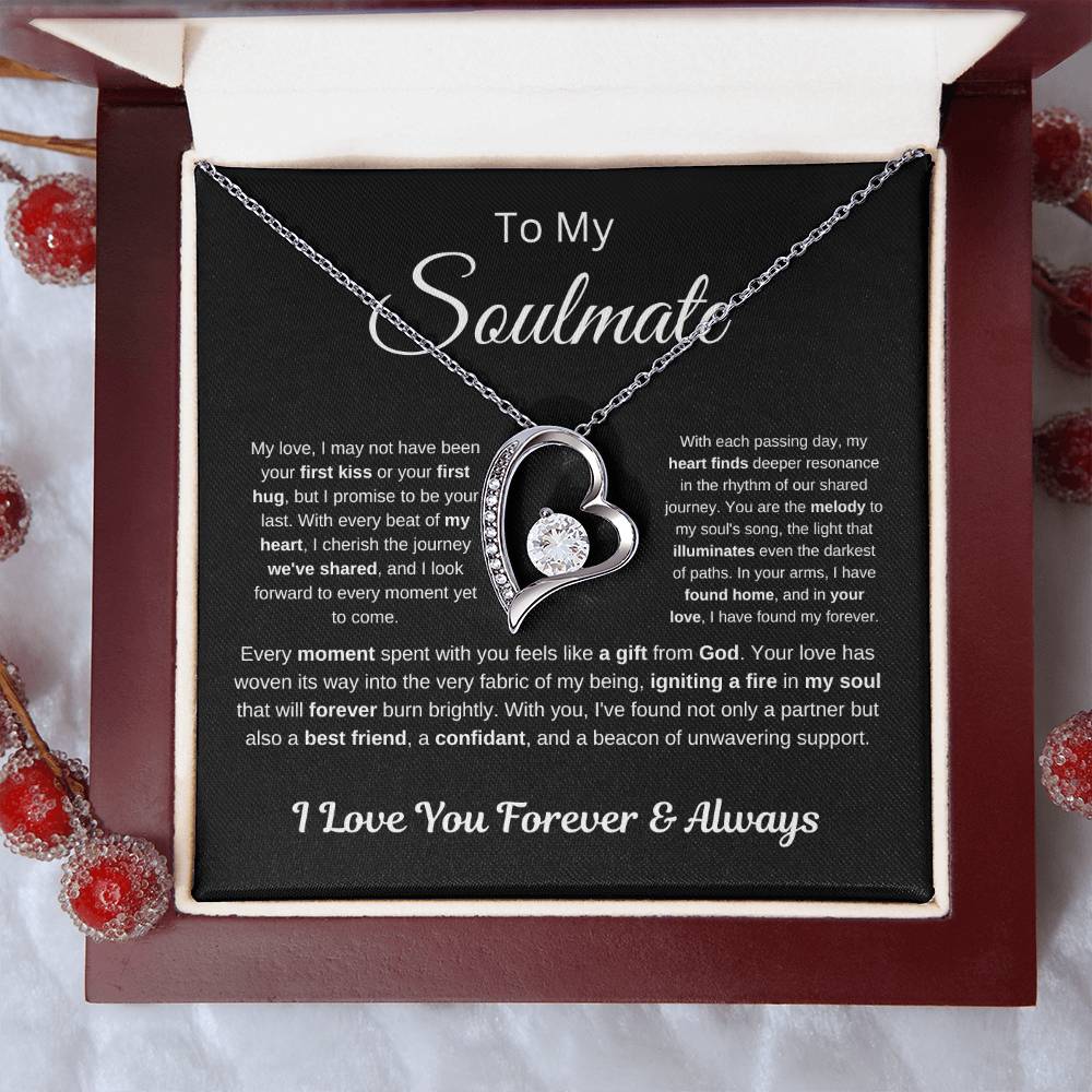 Forever Love Necklace with On Demand Message Card