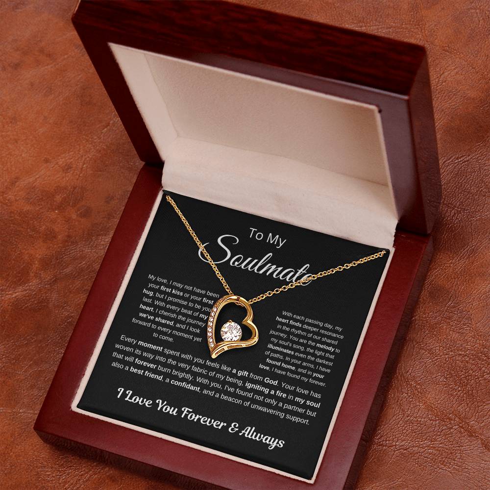 Forever Love Necklace with On Demand Message Card