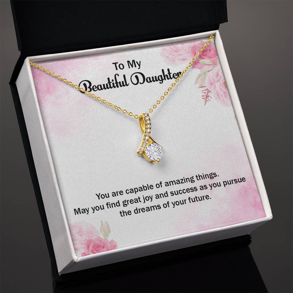 Alluring Beauty Necklace (Yellow & White Gold Variants)