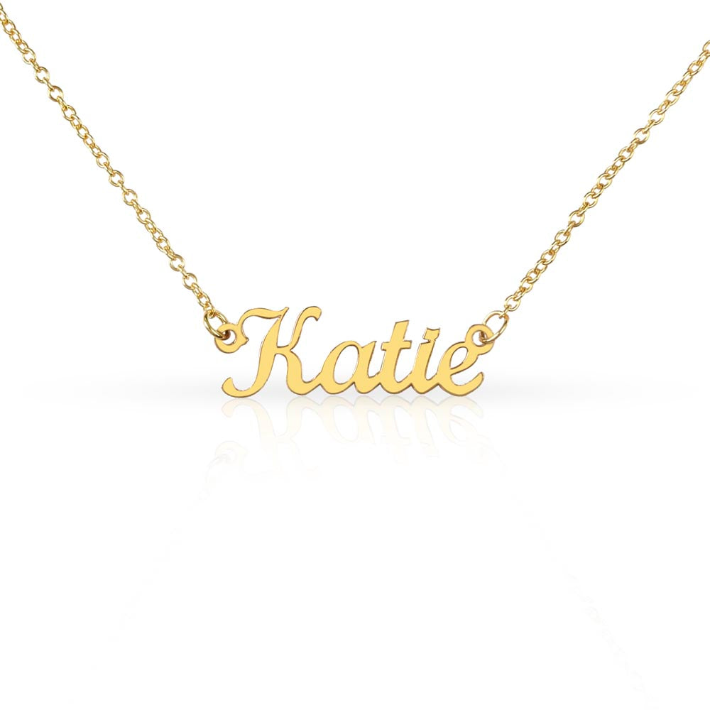 Custom Name Necklace (No Message Card)