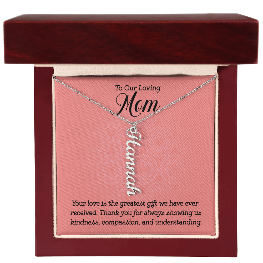 Multi Vertical Name Necklace (w/MC)