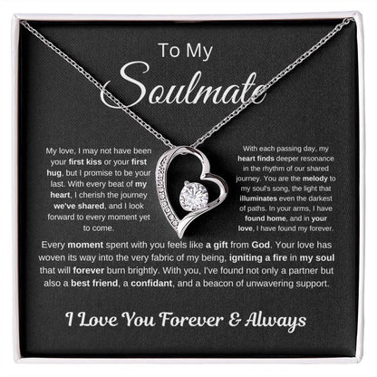 Forever Love Necklace with On Demand Message Card