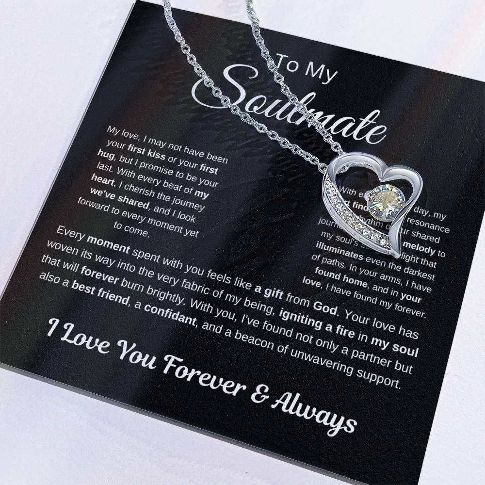 Forever Love Necklace with On Demand Message Card