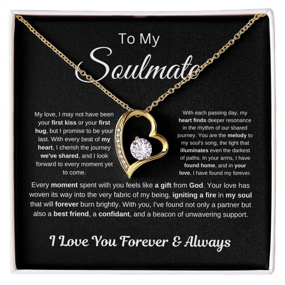 Forever Love Necklace with On Demand Message Card