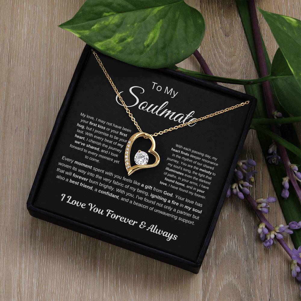 Forever Love Necklace with On Demand Message Card